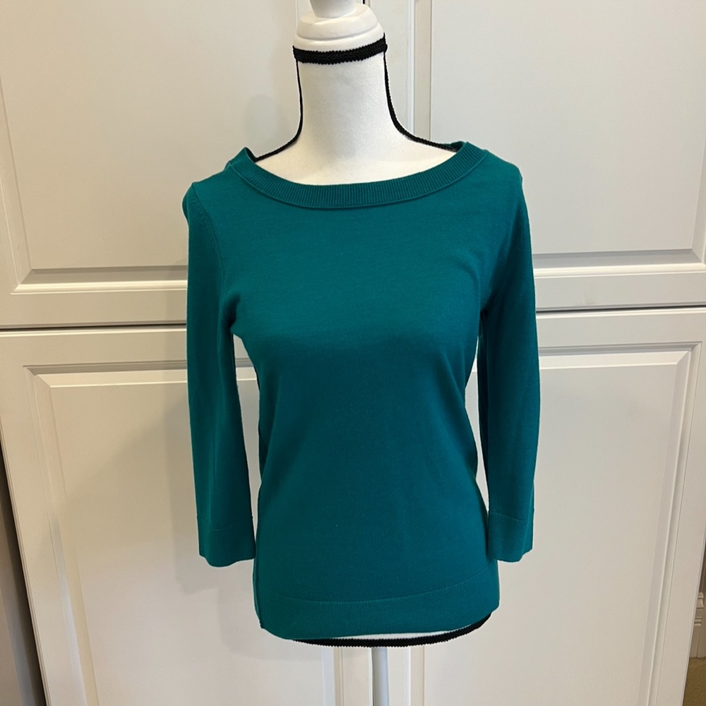 Halogen Sweater Teal Size Small